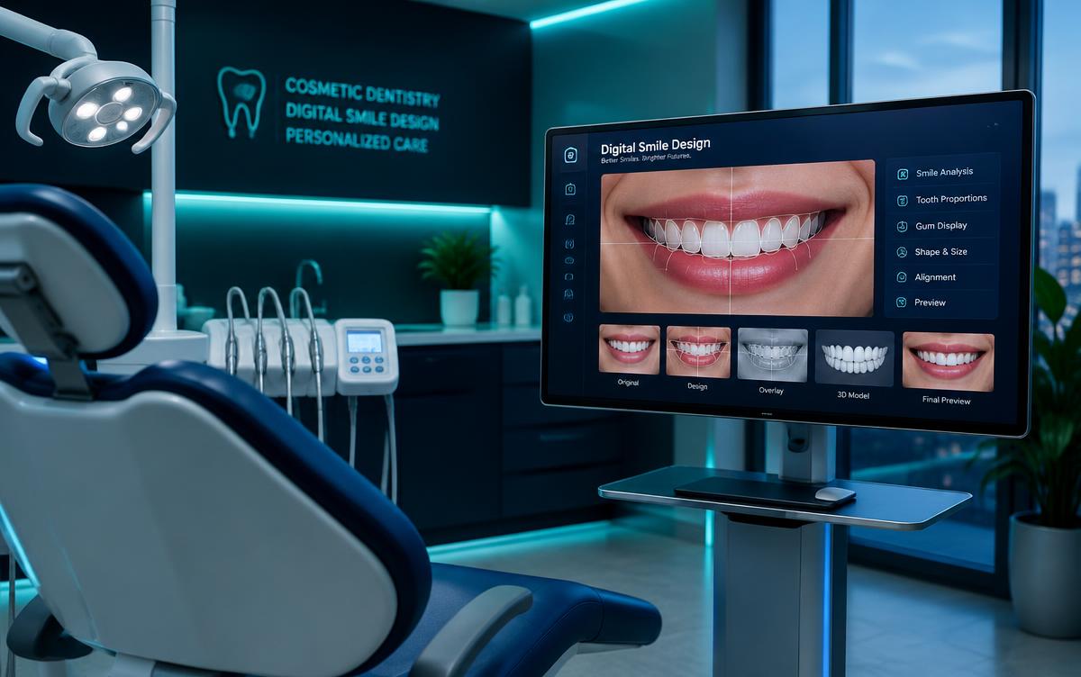 طب الأسنان التجميلي والابتسامة الرقمية
